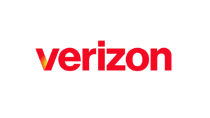 Verizon 4 | OHIO811 Verizon brand logo in red gradient on a white outline against a black background