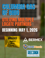 July 2026 Columbia Gas multiple locators | OHIO811 Columbia Gas multiple locators - July 2026 article